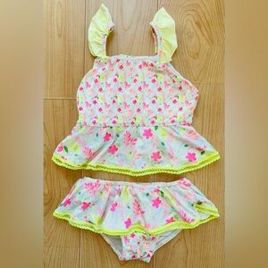 Planet Sea Girl’s Two-Piece Floral Tankini Swimsuit